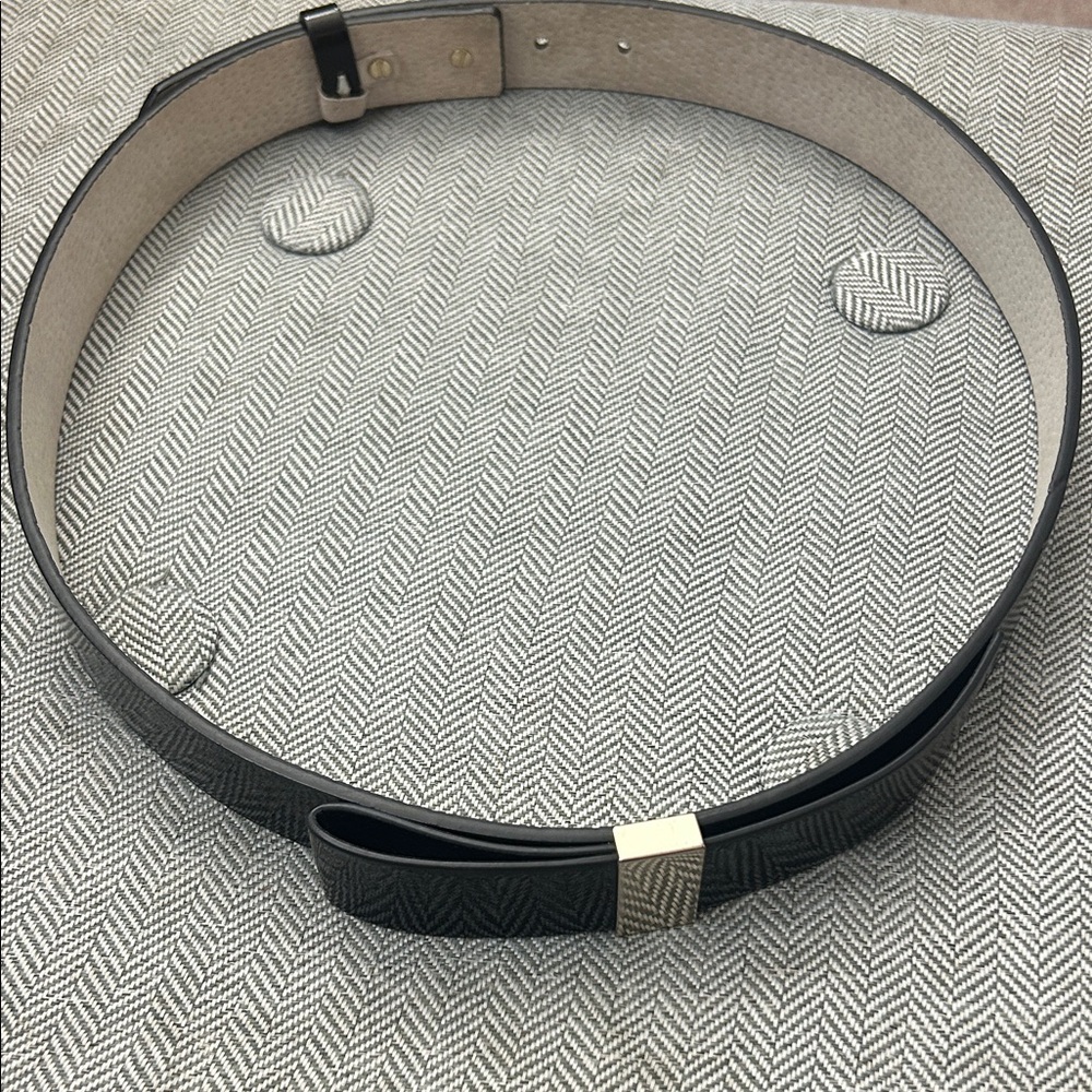 White House Black Market Black and Silver Belt